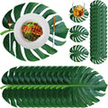 200 Pcs Palm Leaf Disposable Paper Placemats Set 12x14 Inch