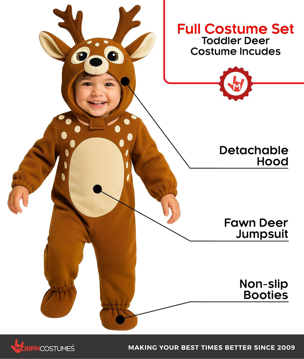 Toddler Deer Costume, Baby Deer Halloween Costumes, Infant Fawn Costume, Halloween Costumes For Kids