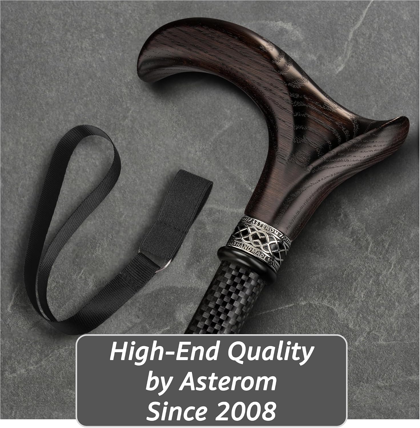 Carbon Fiber Cane - Lightweight, Ergonomic, Adjustable - Walking Canes for Men & Women, Carbon Walking Cane, Cool