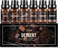Dessert Scent Fragrance Oil Set（6 x 10 ML） | Scented Oil for Soap & Candle Making, Essential Oils for