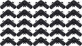SharkBite 1/2 Inch Poly Crimp 90 Degree Elbow, Pack of 25, PEX Pipe, PE-RT, UP248