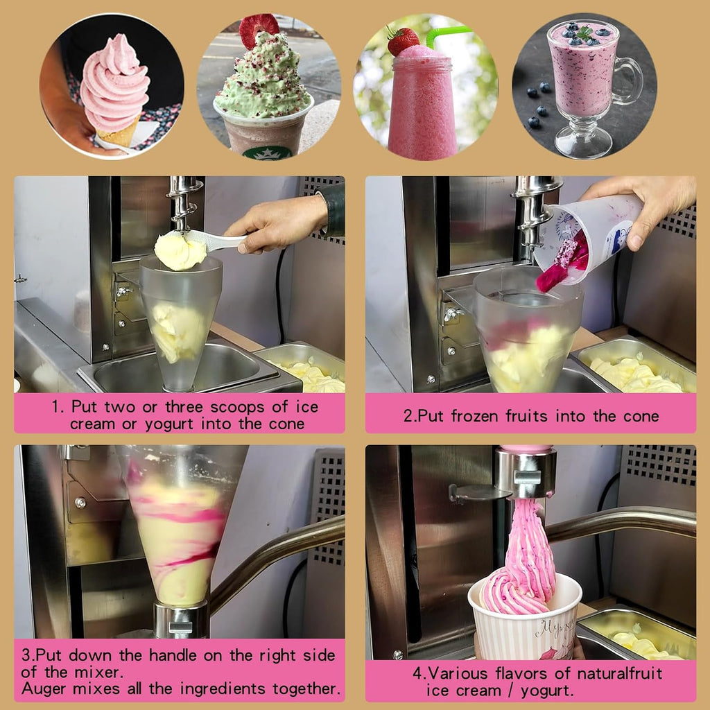 Commercial Frozen Yogurt Milkshake Blending Machine