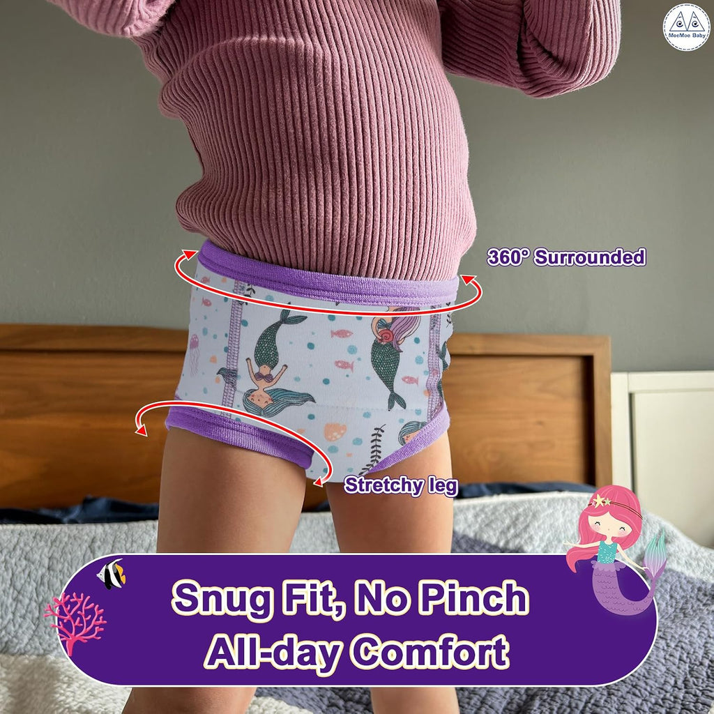 Training Underwear Absorbent Cotton Potty Training Pants, 3T