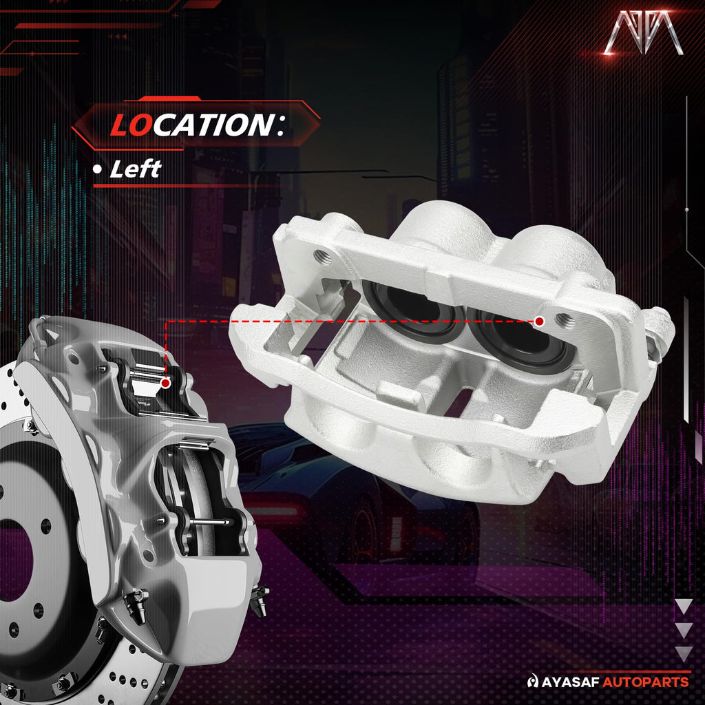 MAYASAF 18B4975 Front Left Driver Side Disc Brake Caliper Assembly