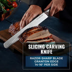 Butcher Knife Set, Brisket, Breaking & Boning Knife for Meat