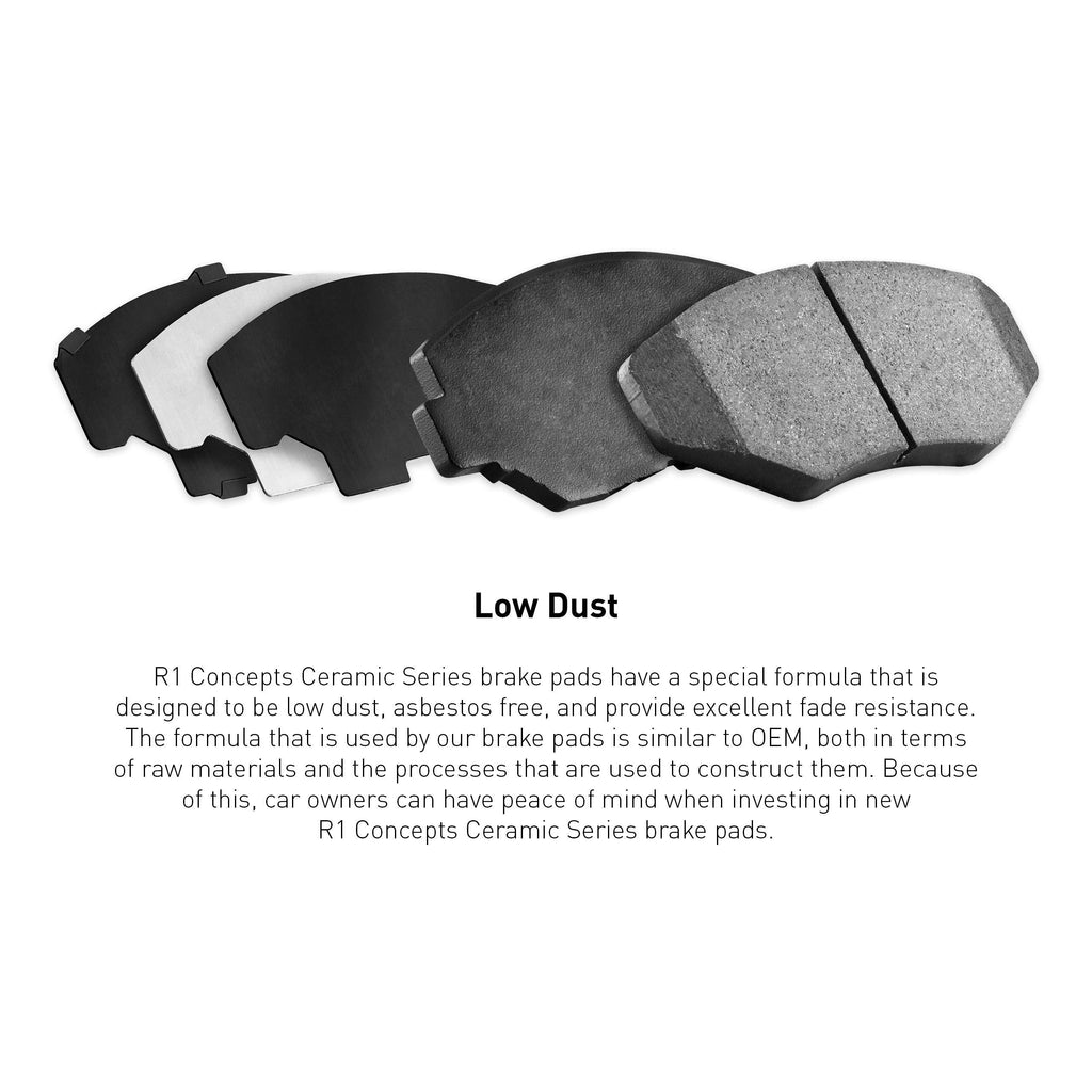 R1 Concepts Front Ceramic Brake Pads| Fits 2019-2022 Genesis G70