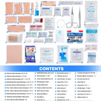 300 Piece Professional First Aid Kit, Navy Blue