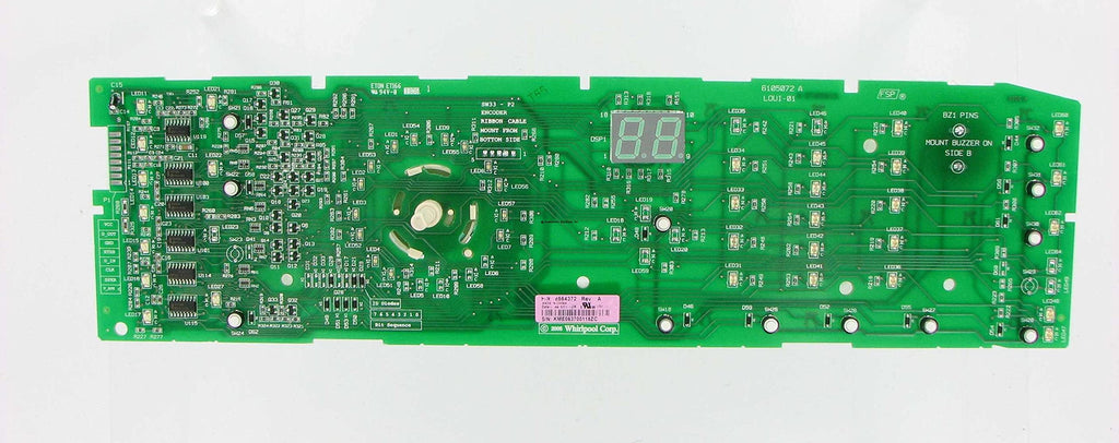 CoreCentric Remanufactured Laundry Washer Control Board Replacement for Whirlpool 8564372 / WP8564372