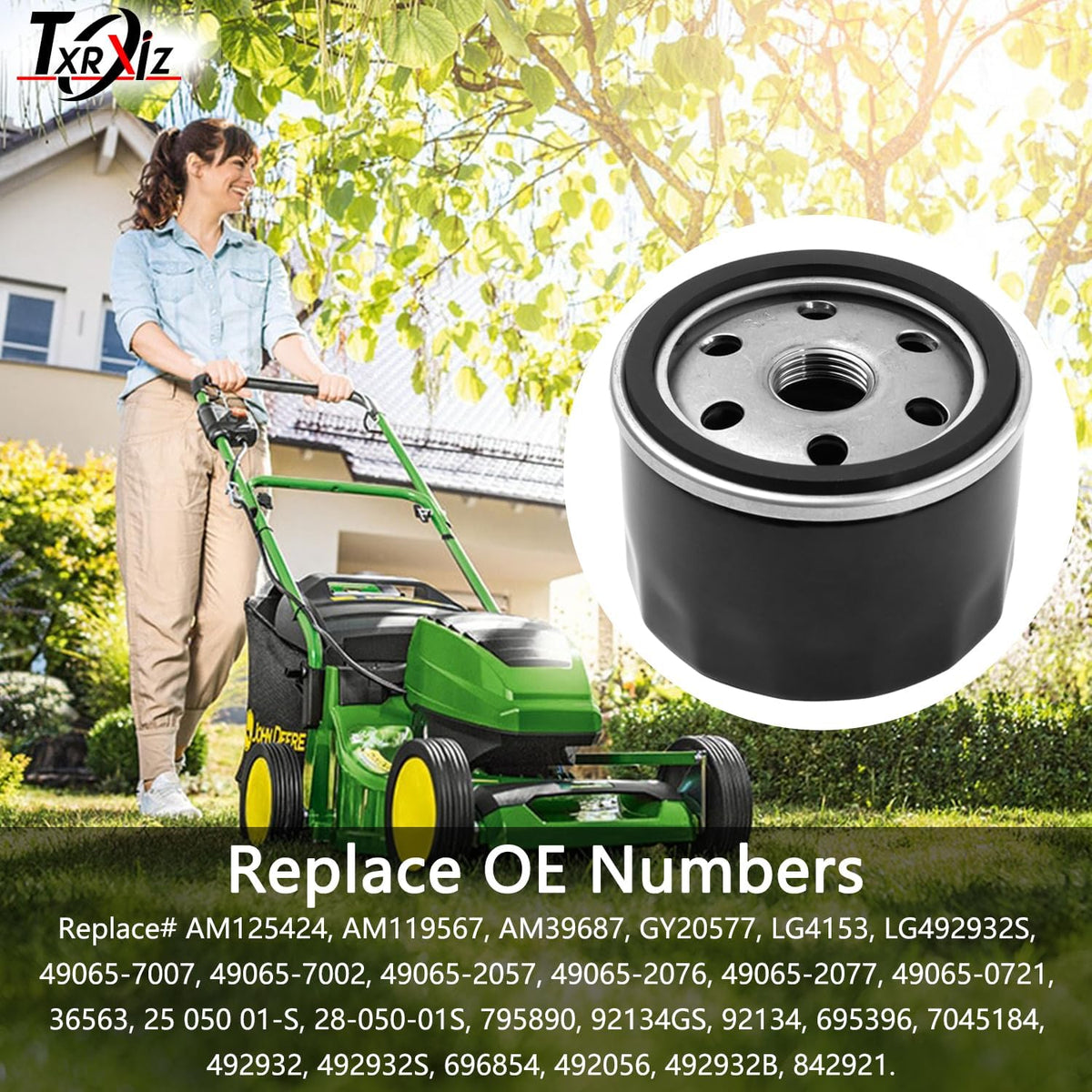 AM125424 Oil Filter, for JD Lawn Mower Oil Filter