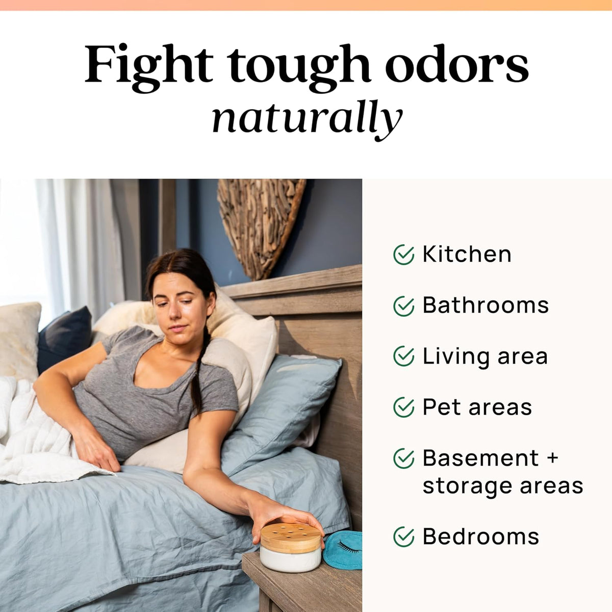 Home Odor Eliminator for Strong Odor | 12oz Gel Refill | Simply Citrus