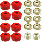 3/8" Universal Stabilizer Sway Bar End Link Complete Bushing Repair Kit Includes 8 CODE RED Grommets, 8 Washers, 2