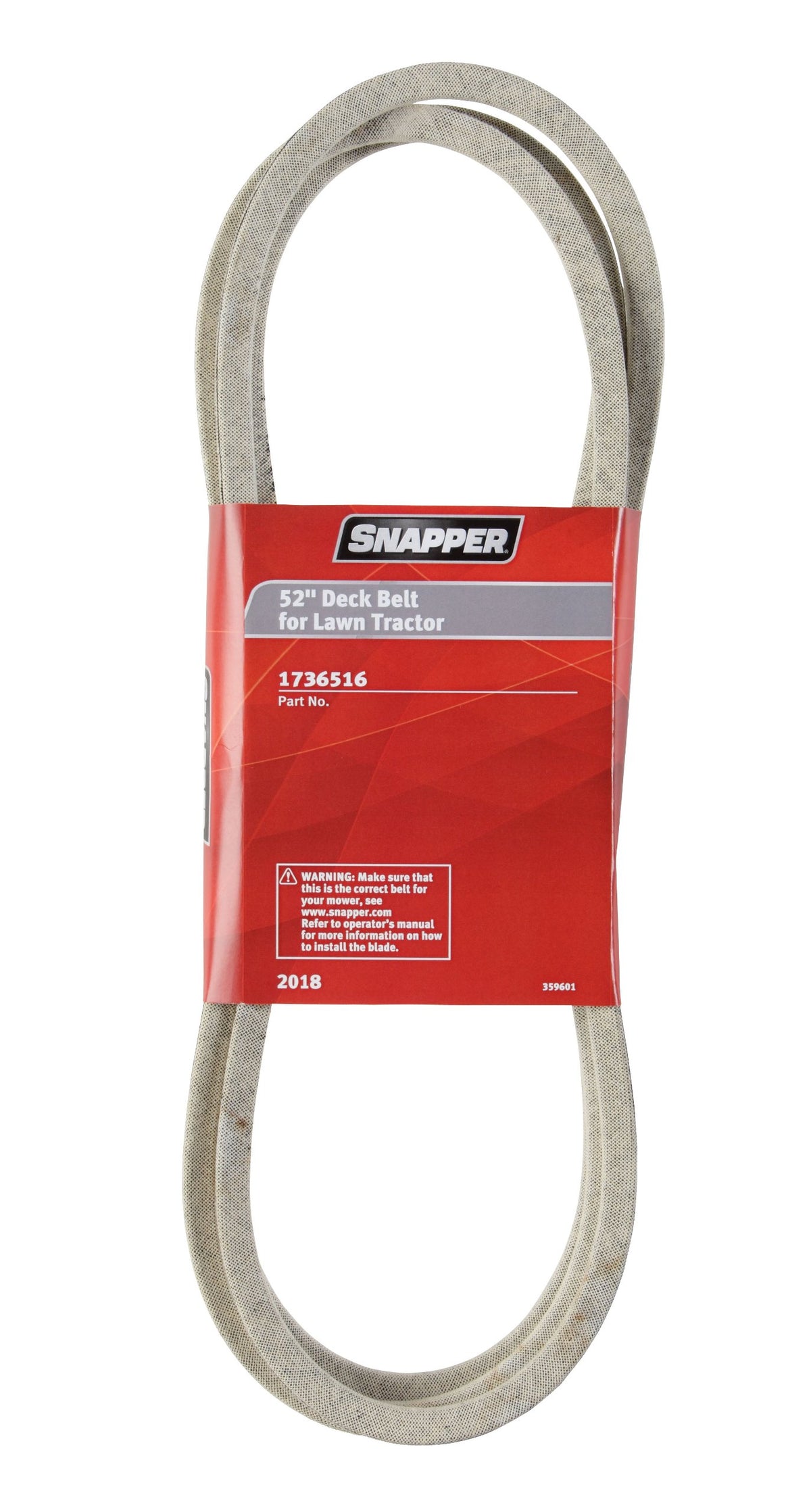 Snapper 2018 52" Deck Belt for Lawn Tractor
