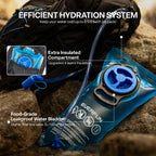 18L Hiking Hydration Backpack with 3L Water Bladder and Rain Cover