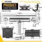 Dishwasher Upper Rack Adjuster for Whirlpool WDT910SAYH1