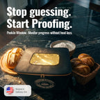 Proofer | Sourdough Proofing Box | Thermostat Control | Collapsible Bread Proofer for Dough Fermentation | USA Brand