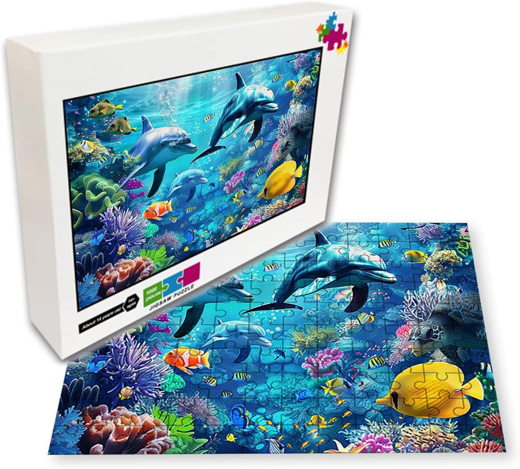 70 Piece Jigsaw Puzzle for Adults - Best Challenging Puzzles for Cognitive Workout - Safe Eco-Friendly - Friends &