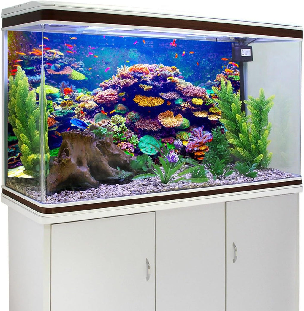 Undersea Aquarium Background 24x12 in Coral Tropical Fish Tank Backdrop