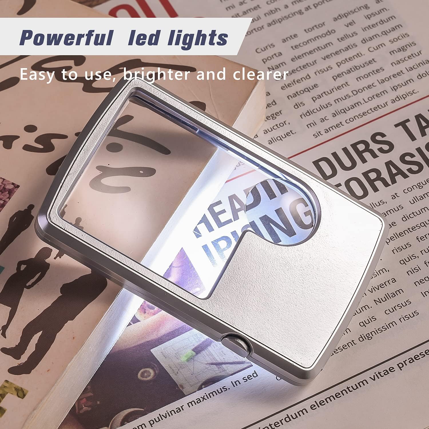 3X 6X Loupe Magnifier Magnifying Glass Pocket Coin Jewelers Supplies | 2 Pcs,3X,6X,slide-out,eye loupe,with