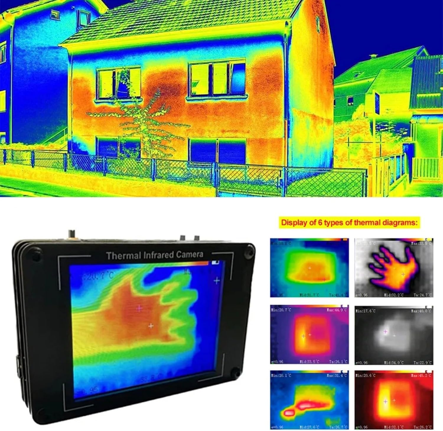 for multi Function Thermal Imager, Handheld Digital Infrared Thermal Imaging Camera, Infrared Thermal Imager Sensor