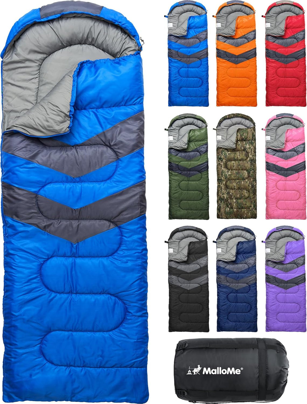 Sleeping Bags for Adults Cold Weather & Warm - Backpacking Camping Sleeping Bag for Kids, Girls, Boys - Lightweight