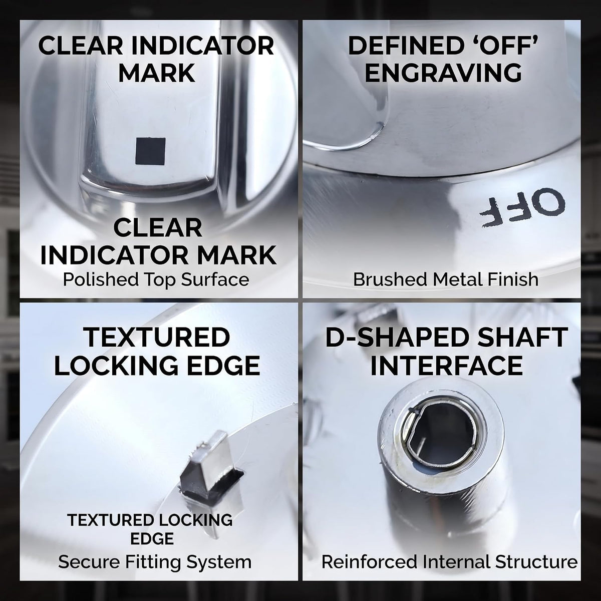 Burner Control Knob Compatible with Electrolux 318242275
