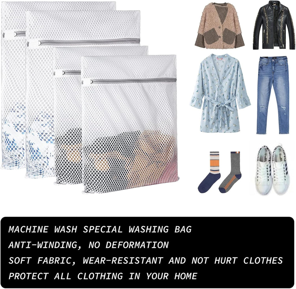 Extra Large Honeycomb Mesh Laundry Bag125gsm Net Fabric Durable and Reusable Delicate Wash Bag,Travel Organization