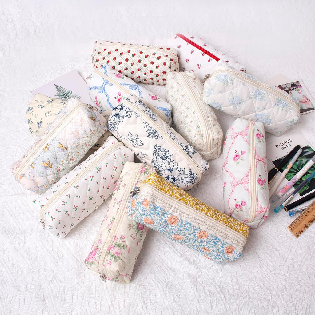 Pencil Case Pen Case Office College School Storage Bag Pouch Holder Box Organizer Makeup Pouch Cosmetic Bag Aesthetic