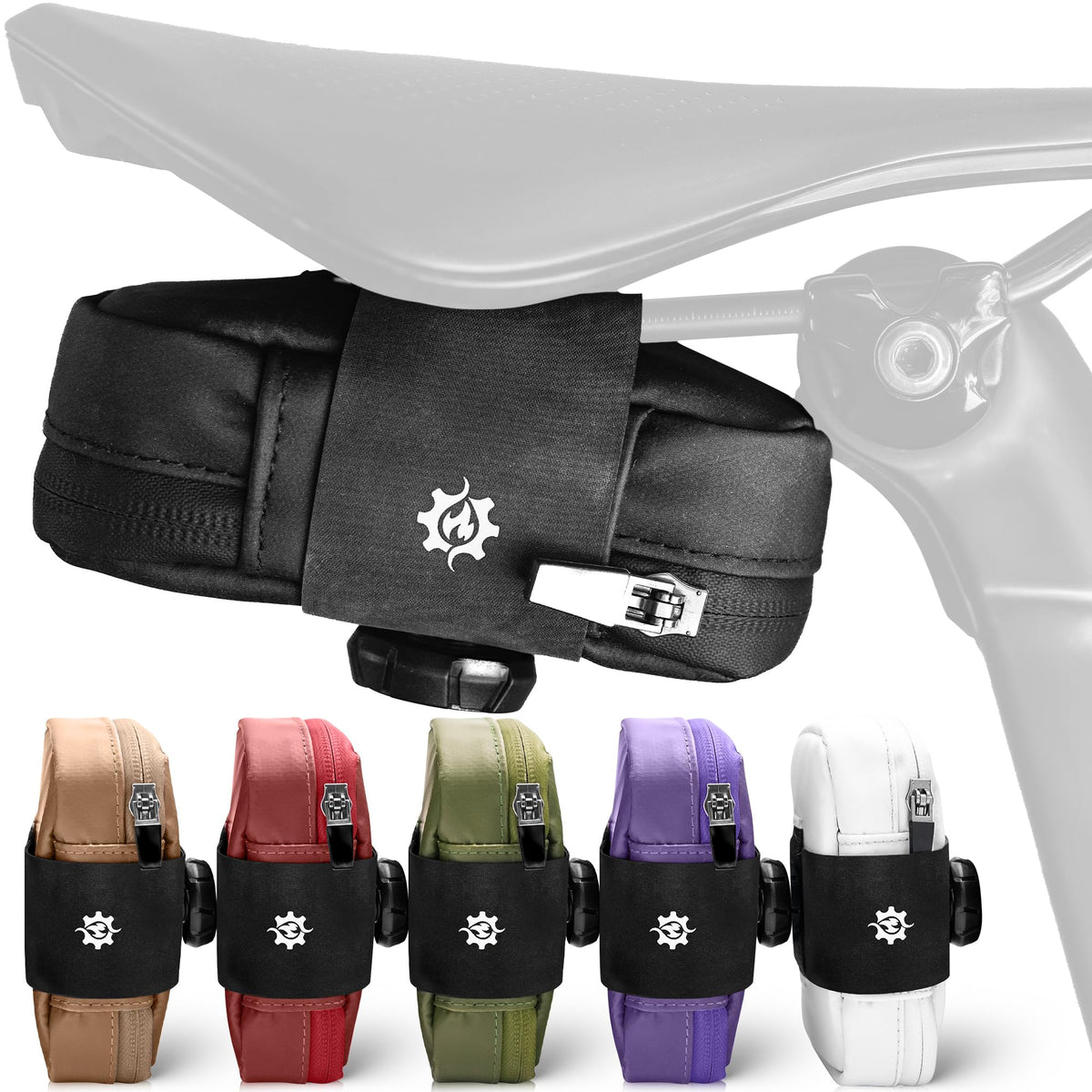 Falcon Magnetic Small Saddle Bag (Black, Extra Small)