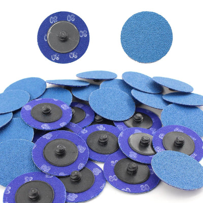 2" Sanding Discs Quick Change Zirconia Disc Die Grinder Accessories Surface Conditioning Disc for Paint Rust Removal Surface Strip Polishing Grind Burr Finish Burr Finish (80 Grit, 2", 30 Pack)