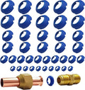 40 Pack Leak Free SAE Mini Split Flare Seal Kit (1/4", 3/8", 1/2", 5/8")