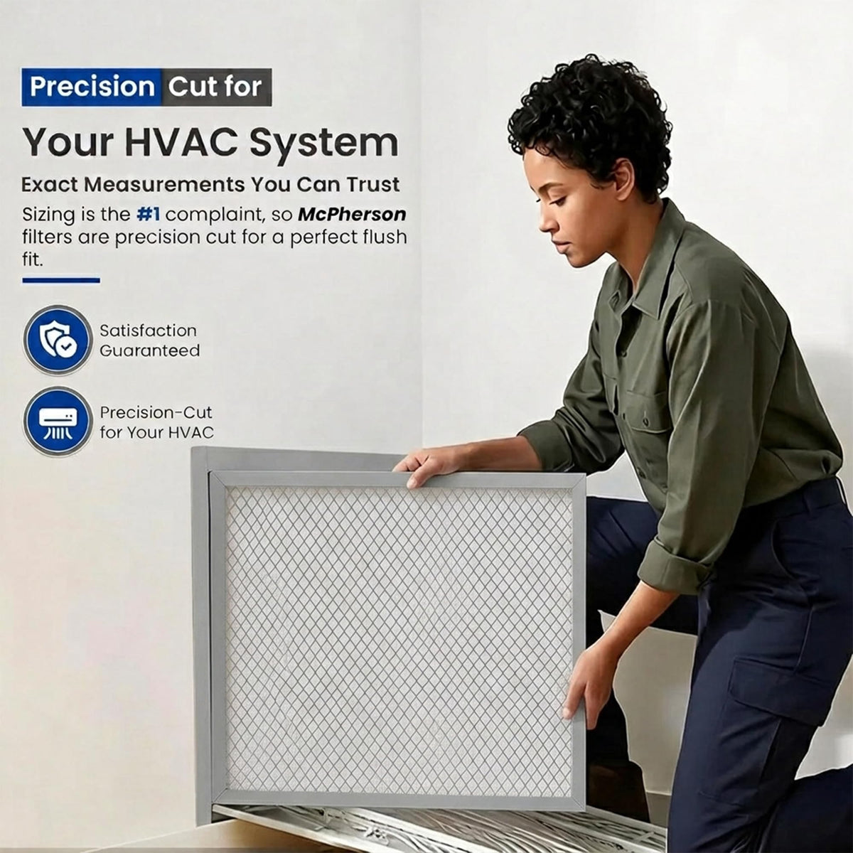 25x25x1 Reusable Air Filter MERV 8 Allergen HVAC