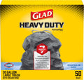 ForceFlex Heavy Duty Trash Bags, Rip and Tear Resistant, Mountain Air Scented Black X-Large Garbage Bags, Odor
