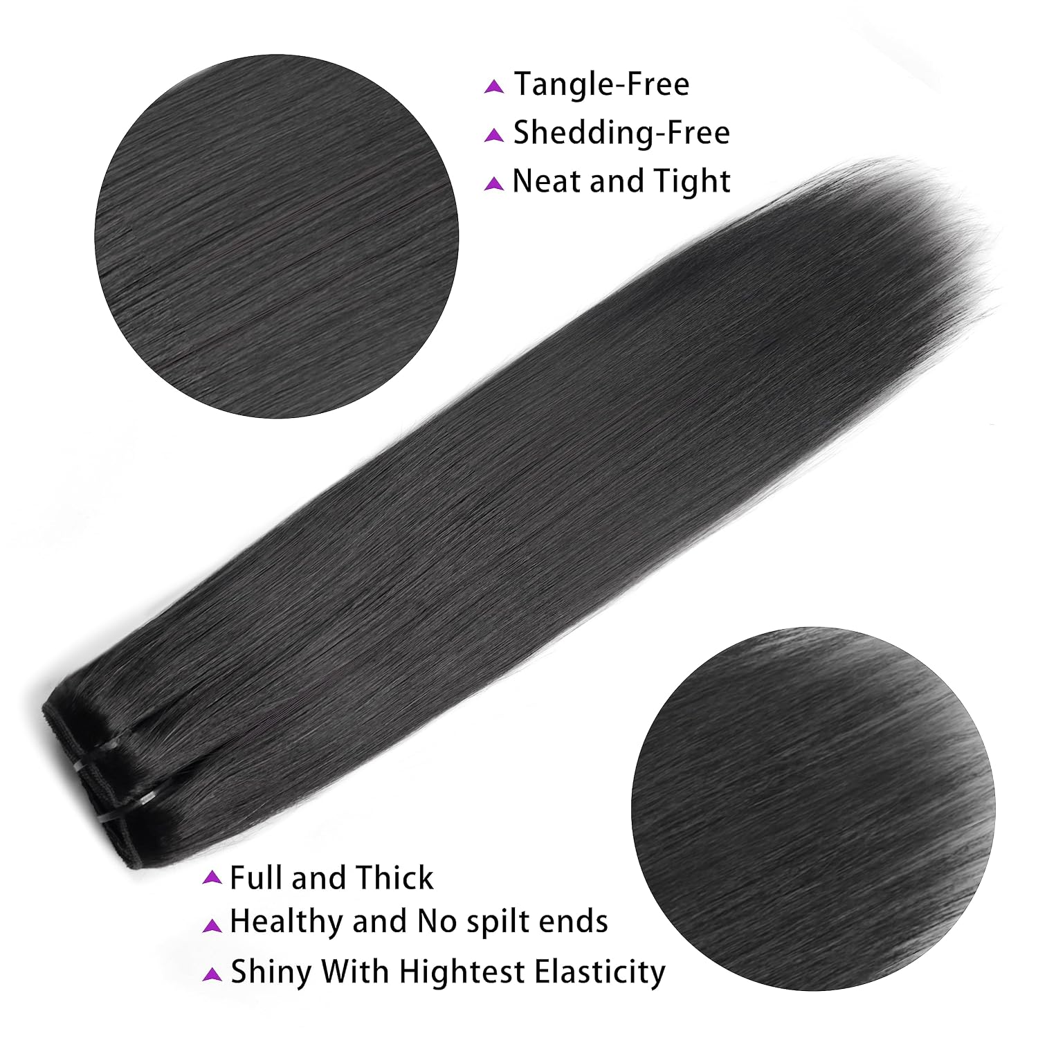 Affordable 14 Inch Yaki Straight Clip ins Human Hair Brazilian Yaki Straight Clip in Hair Extensions Unprocessed