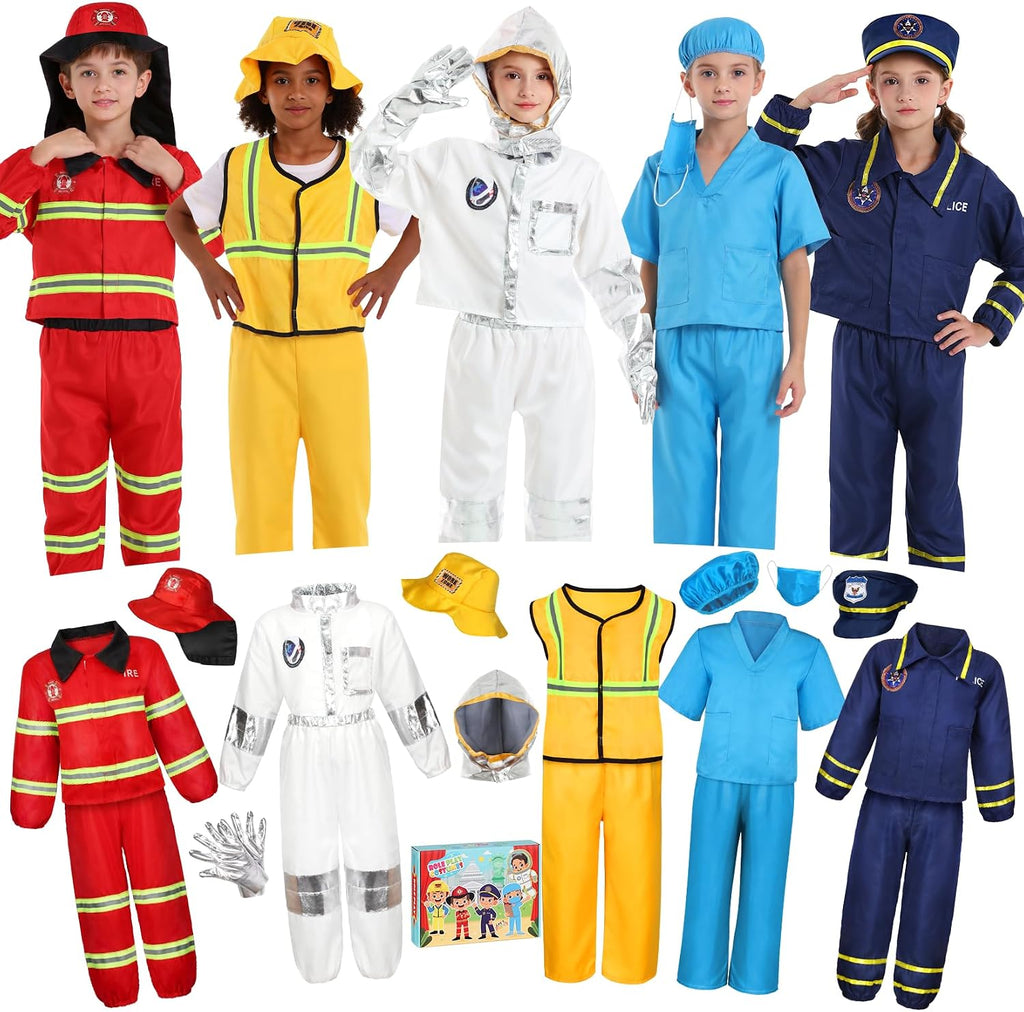 Toddler Dress Up Clothes Boys Costumes for Kids Career Role Play Age 3-5 | Career Role Play, Police Doctor