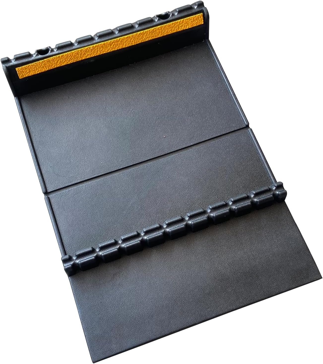 Car Parking Guide Mat, Durable Self Adhesive Anti-Skid Rubber Parking Mat, Wheel Stopper, 2 Pack FoldingTire Guides