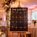 Find Your seat Wedding Seating Chart Board,Wedding Signs Wood,Wood Wedding Sign,find Your seat, Blank Seating Chart