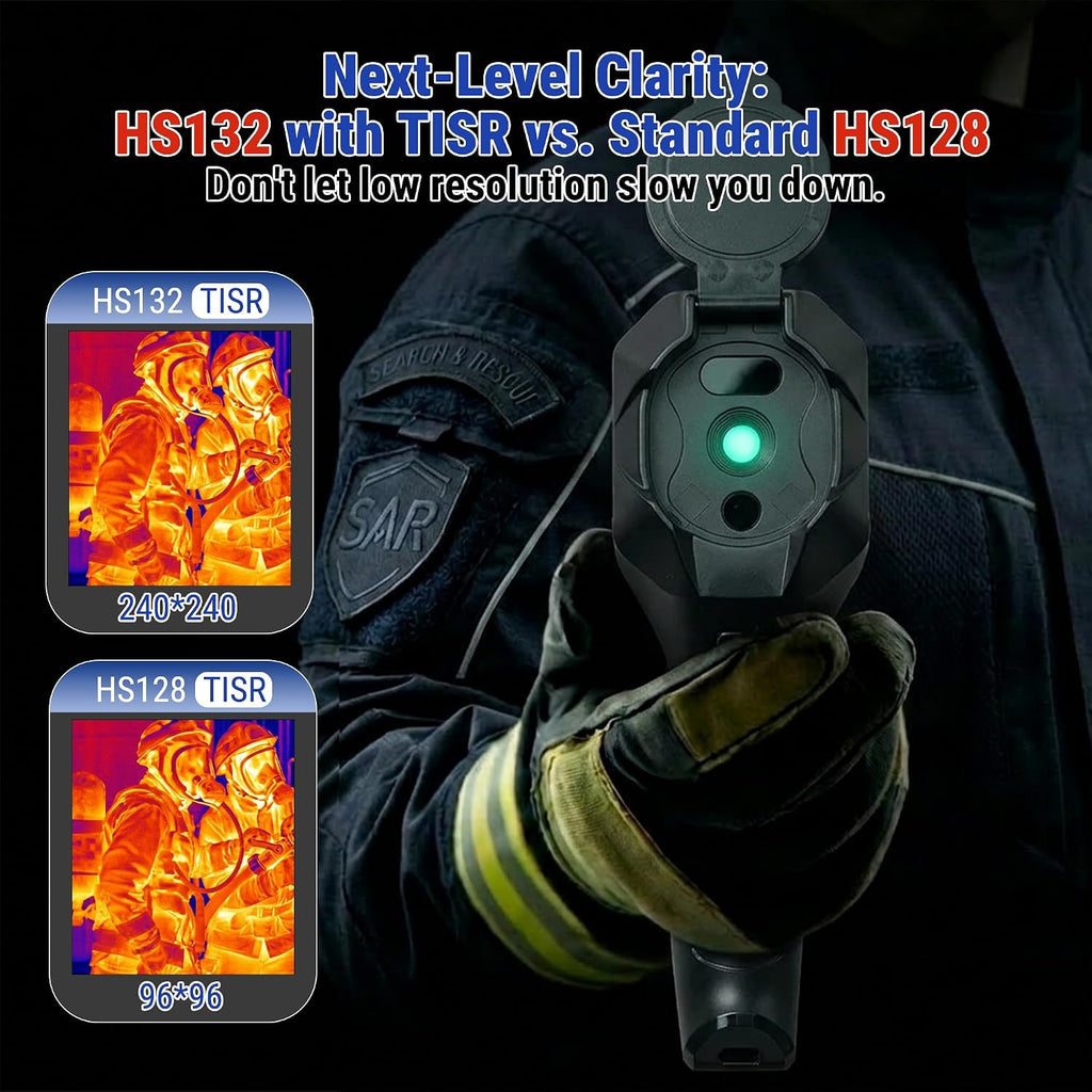 Thermal Imaging Camera 240 x 240 TISR Super Resolution, 25Hz Refresh Rate