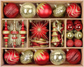 80pcs Christmas Balls Ornaments Set, Contemporary Light Luxury Gift Set, Shatterproof Plastic Decor for Xmas Tree