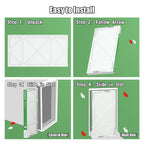 MERV-8 12x24x2 Air Furnace Filter 4 Pack