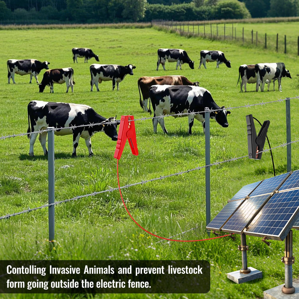 Electric Fence Wire Connect Solar Electric Fence Charger and Fencing System | 3.3FT Electric Fence Copper Wire with