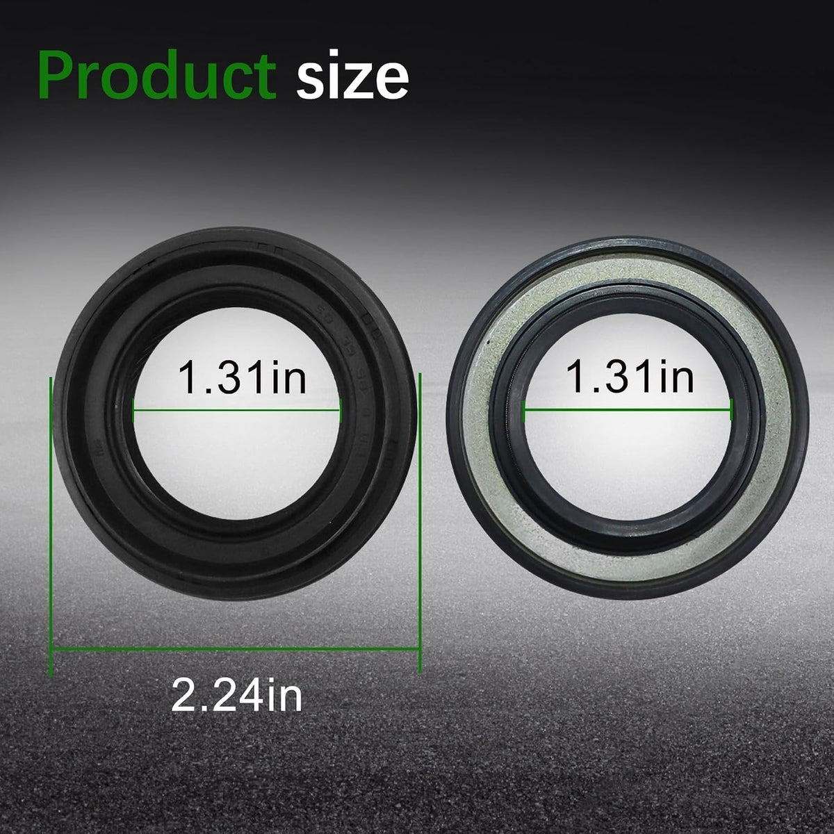 2Pcs 91205-PL3-B01 Left & Right Drive Shaft Axle Seals