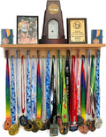 Premier Medal Hanger Display Rack and Trophy Shelf for Gymnastics, Soccer, Basketball, Football, and More – 2, ft