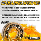 6-Pack 59125000 59225700 59202600 Premium C3 Spindle Bearings