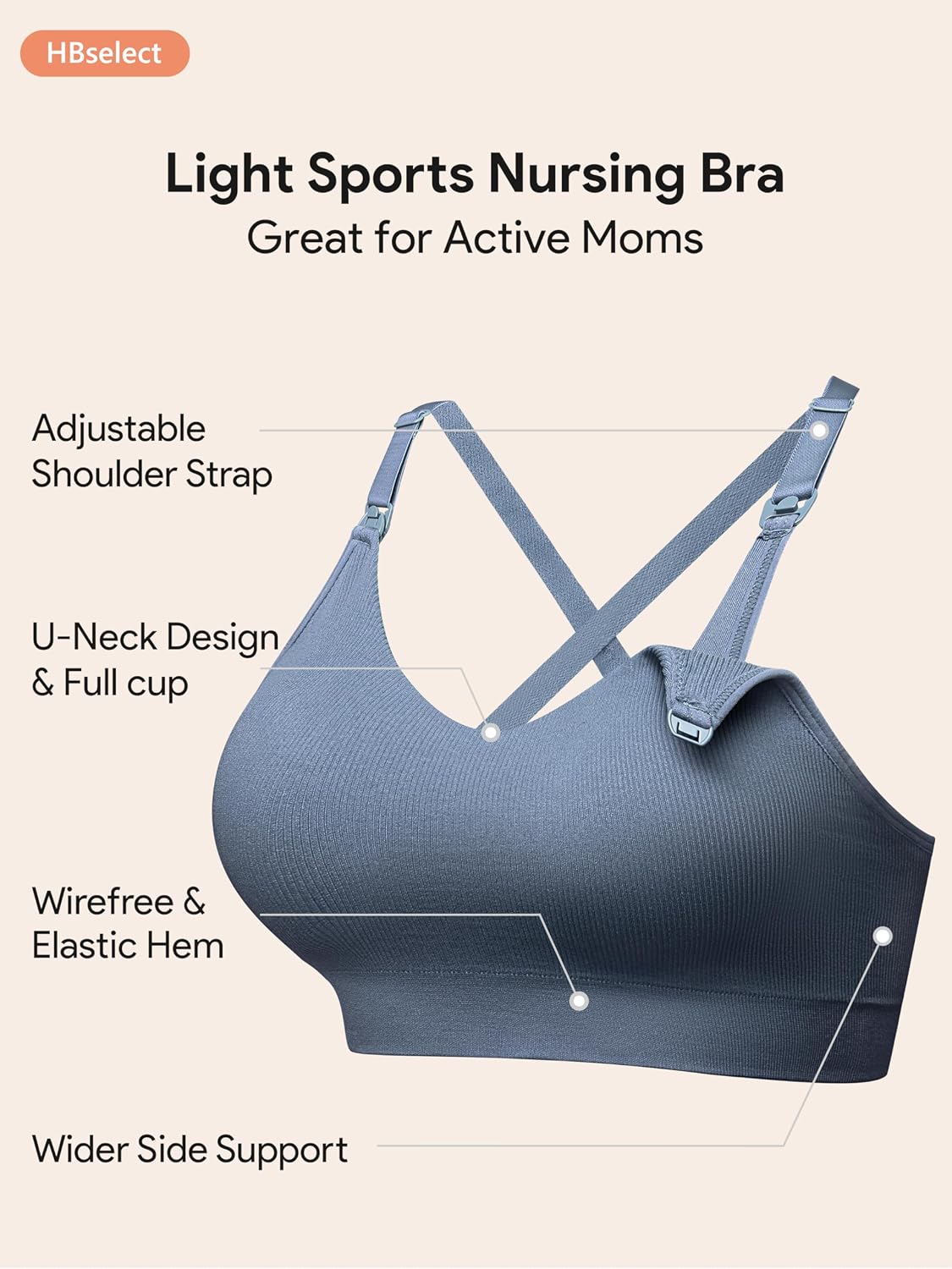 Nursing Bras for Breastfeeding, Nursing Sports Bra Yoga Bras Tank