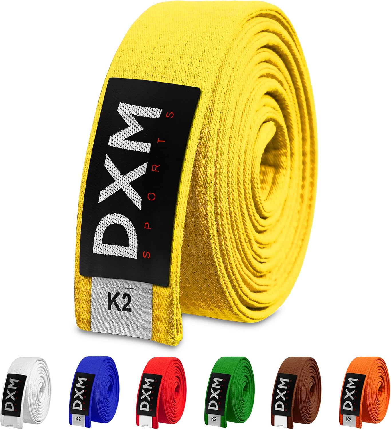 Martial Arts Belt for Karate, Aikido, Judo and Taekwondo - Durable Cotton Double Stitched for Kids and Adults