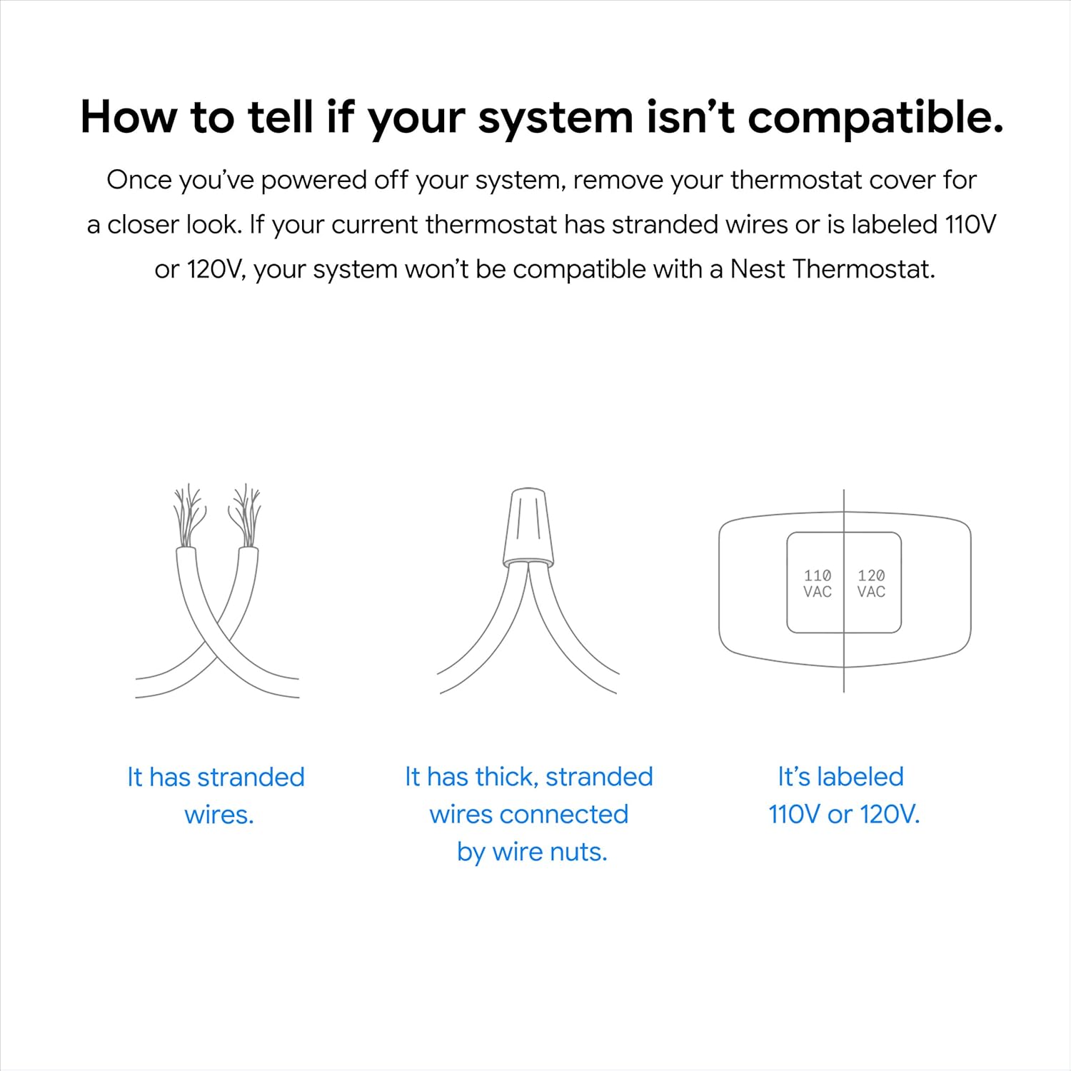 Nest Thermostat - Smart Thermostat for Home - Programmable Wifi Thermostat - Snow (Renewed)