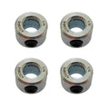 1/4" Bore Shaft Collar Solid Steel Style Zinc Plated Set Screw for Machinery and Industrial Use
