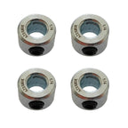 1/4" Bore Shaft Collar Solid Steel Style Zinc Plated Set Screw for Machinery and Industrial Use