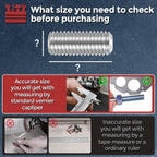 40pcs Cone Point Socket Set Screws-M4-0.7x16mm 18-8 Stainless Steel