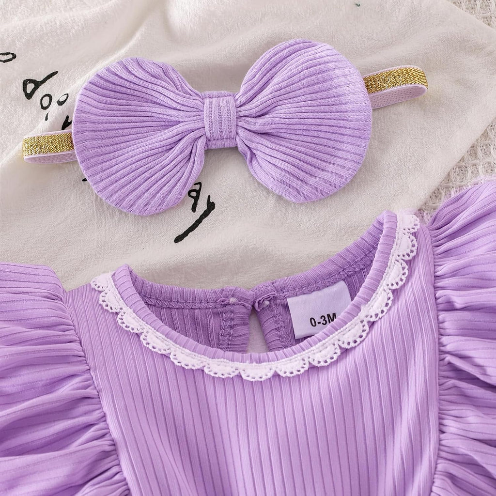 Baby Girl Clothes Summer Infant Romper Tulle Dress Outfit 0-18M